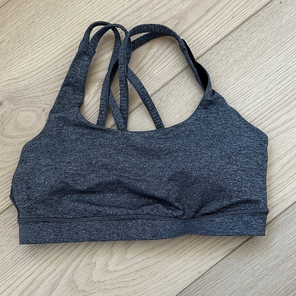 Women's Gray Sports Bra